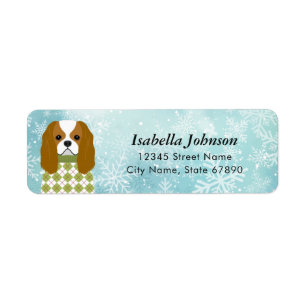 Cavalier King Charles Spaniel Return Address Label