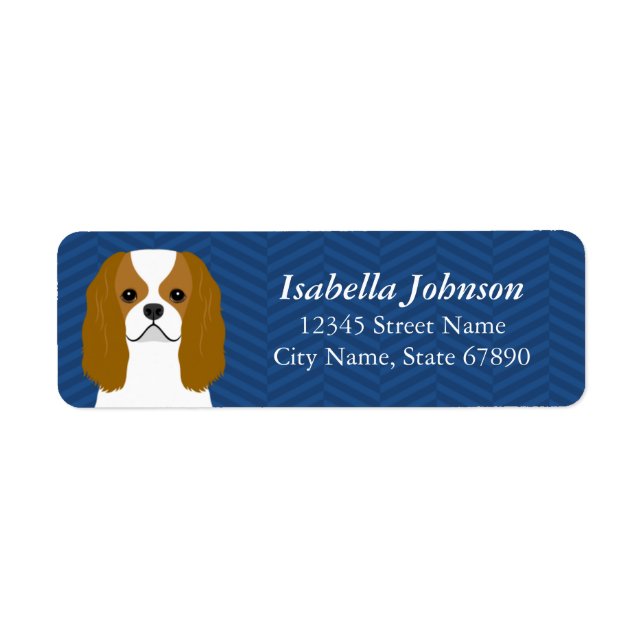 Cavalier King Charles Spaniel Return Address Label (Front)