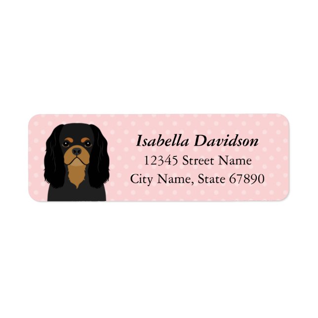 Cavalier King Charles Spaniel Return Address Label (Front)
