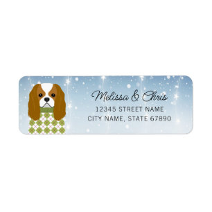 Cavalier King Charles Spaniel Return Address Label