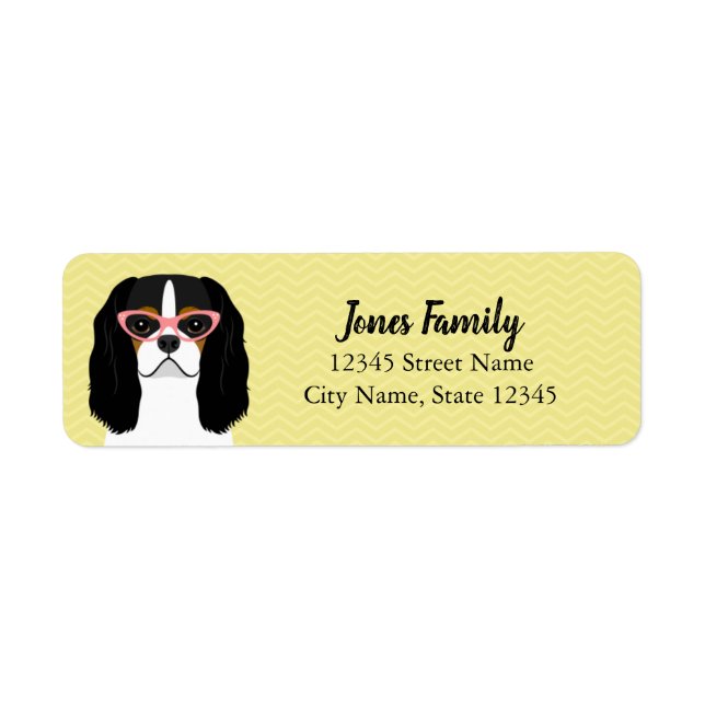 Cavalier King Charles Spaniel Return Address Label (Front)