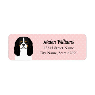 Cavalier King Charles Spaniel Return Address Label