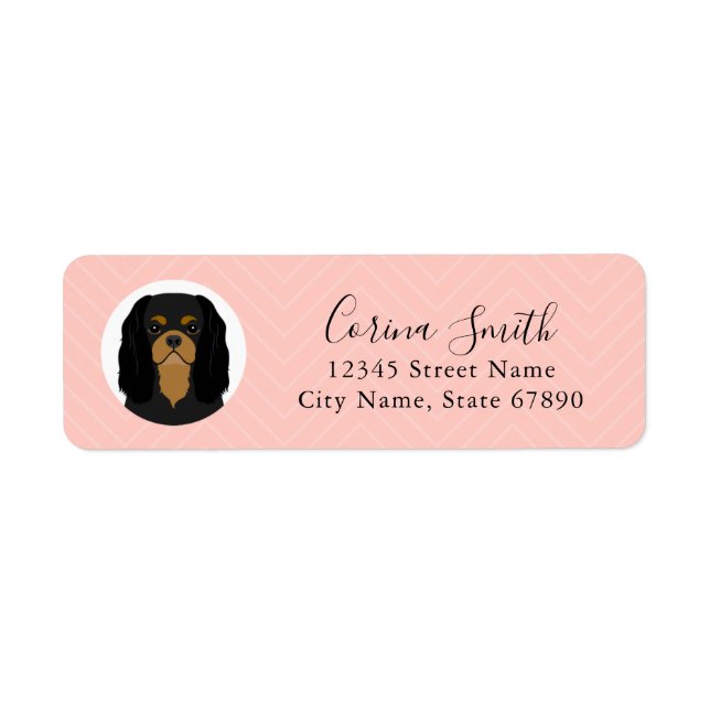 Cavalier King Charles Spaniel Return Address Label (Front)