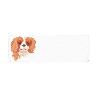 Cavalier King Charles Spaniel Return Address Label