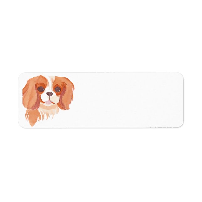 Cavalier King Charles Spaniel Return Address Label (Front)