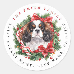 Cavalier King Charles Spaniel Round Stickers