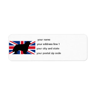 cavalier king charles spaniel silo United_Kingdom. Return Address Label
