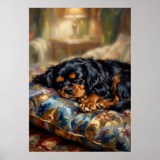 Cavalier King Charles Spaniel Sleeping Poster | Oi