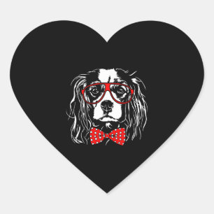 Cavalier King Charles Spaniel smart dog clever dog Heart Sticker