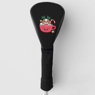 Cavalier King Charles Spaniel Teacup Xmas Holiday  Golf Head Cover