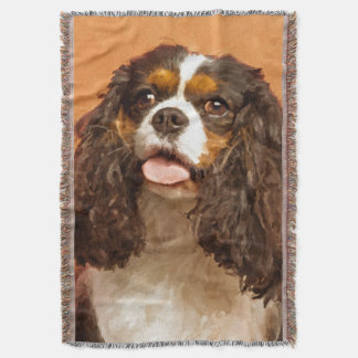 Cavalier King Charles Spaniel Throw Blanket