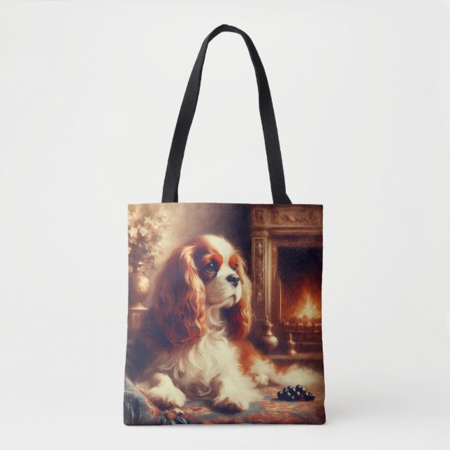Cavalier King Charles Spaniel Tote Bag (Front)