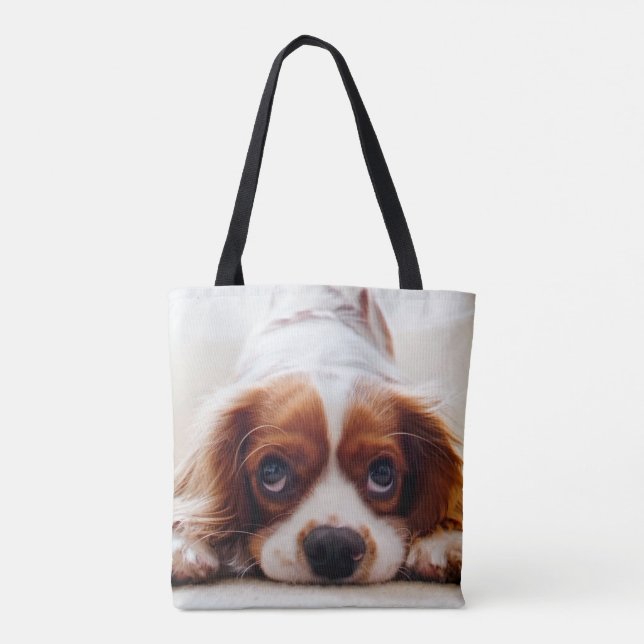 Cavalier King Charles Spaniel Tote Bag (Back)