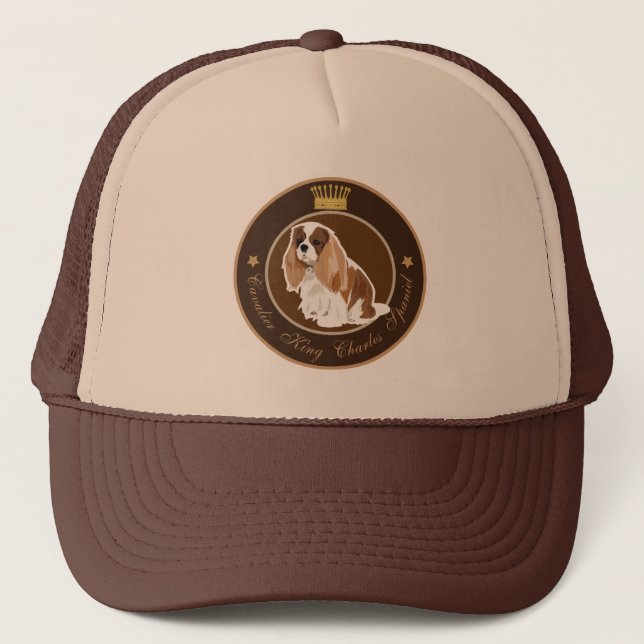 Cavalier King Charles Spaniel Trucker Hat (Front)