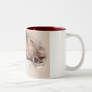 Cavalier King Charles Spaniel Two-Tone Coffee Mug