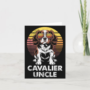 Cavalier King Charles Spaniel Uncle Vintage Dog Ow Card