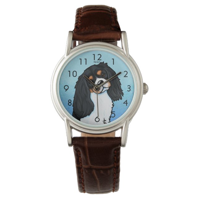 Cavalier King Charles Spaniel Wrist Watch (Front)