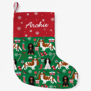 Cavalier King Charles Spaniels dog Small Christmas Stocking