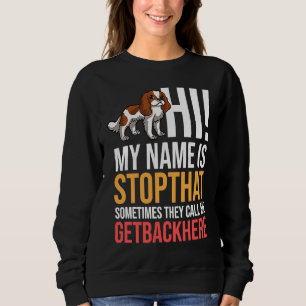 Cavalier King Charlies Spaniel Dog Puppies Owner Sweatshirt