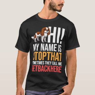 Cavalier King Charlies Spaniel Dog Puppies Owner T-Shirt