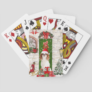 Cavalier King Dog Christmas  Playing Cards
