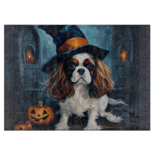 Cavalier King Pumpkins Halloween Scary Cutting Board