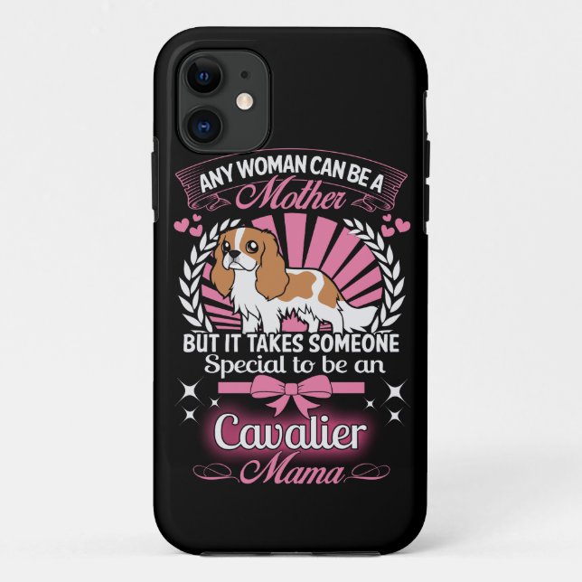 Cavalier Mama Case-Mate iPhone Case (Back)