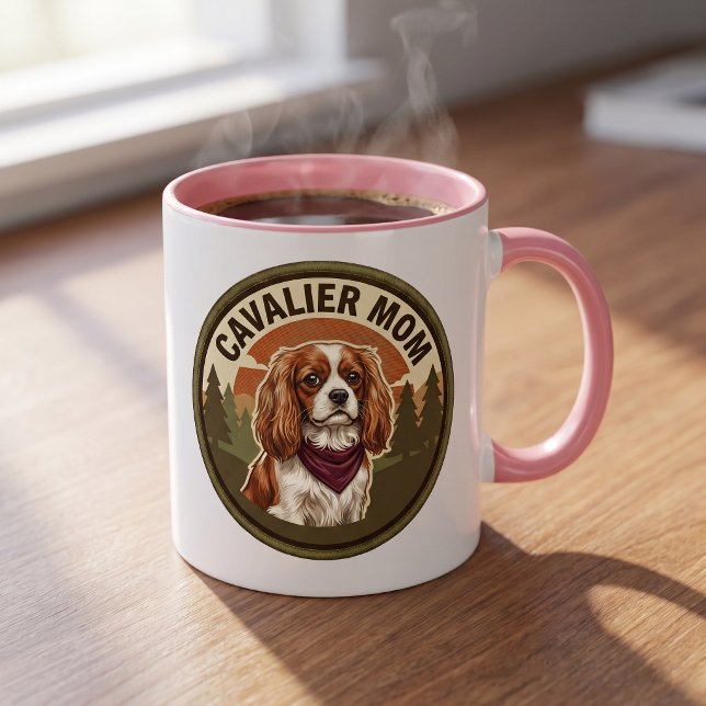 Cavalier Mum Coffee Mug | King Charles Dog Gift (Creator Uploaded)