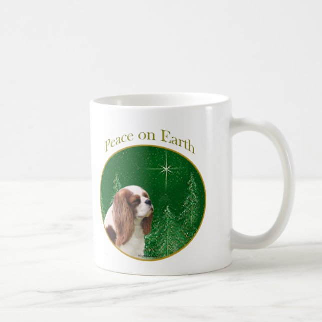 Cavalier Peace on Earth Coffee Mug (Right)