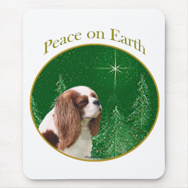 Cavalier Peace on Earth Mouse Pad (Front)