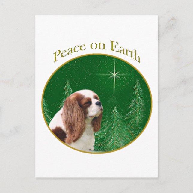 Cavalier Peace on Earth Postcard (Front)