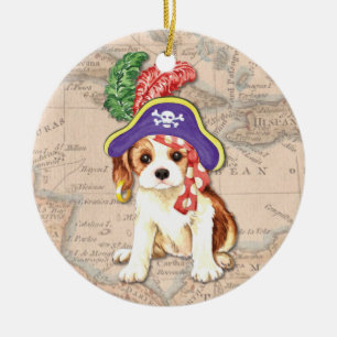 Cavalier Pirate Ceramic Tree Decoration
