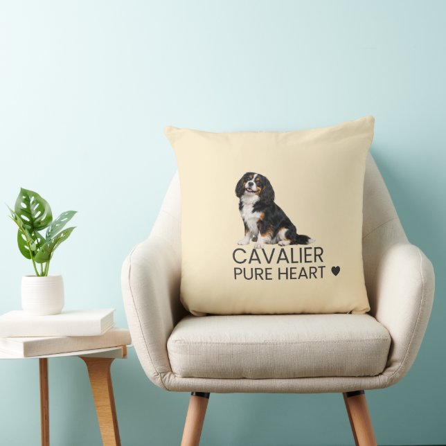 Cavalier – Pure Heart Throw Pillow (Chair)