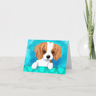 Cavalier Spaniel Dog Note Card