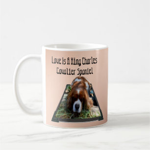 Cavalier Spaniel Popout Art, Coffee Mug