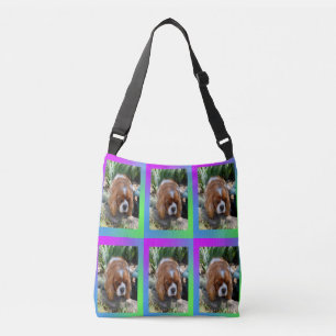 Cavalier Spaniel Sooky Face, Crossbody Bag