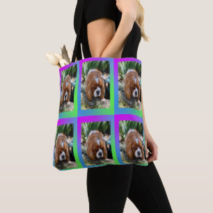 Cavalier Spaniel Sooky Face, Tote Bag