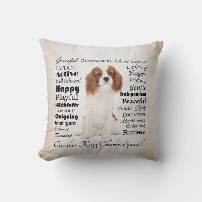 Cavalier Traits Pillow (Front)