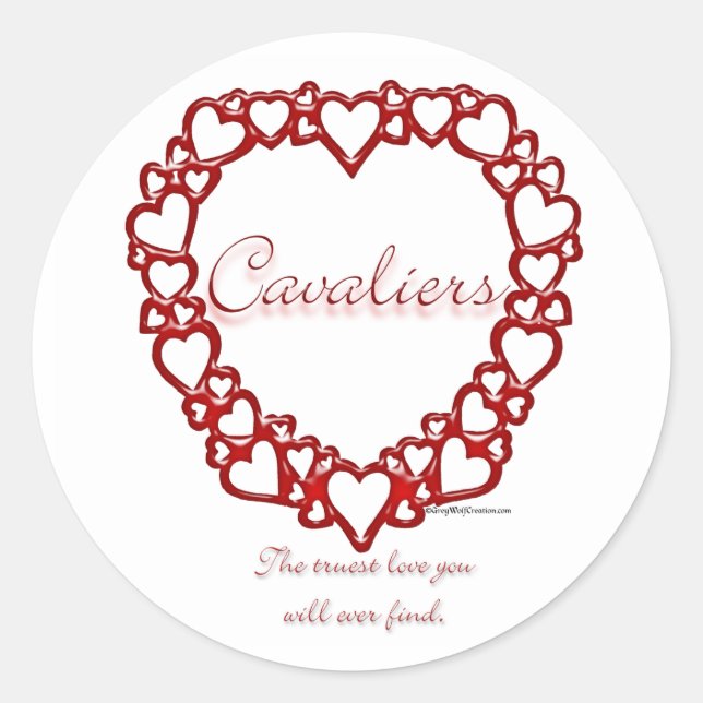 Cavalier True Love - Sticker (Front)