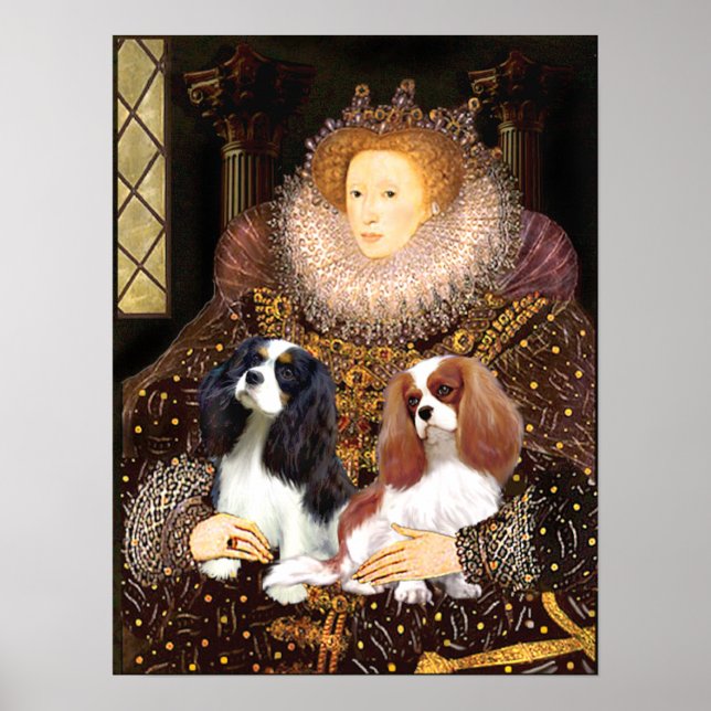 Cavaliers (2) - Queen Elizabeth Poster (Front)