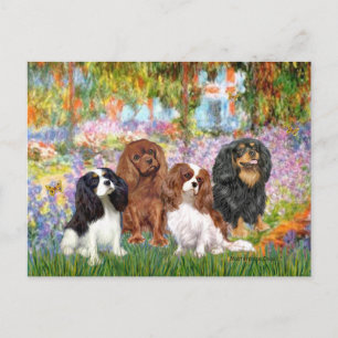 Cavaliers (4) - in Monet's Garden Postcard