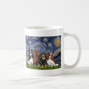 Cavaliers (four) - Starry Night Coffee Mug