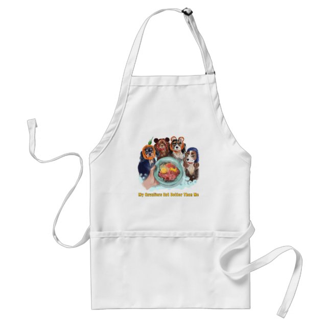 Cavaliers in Snoods My Cavaliers Eat Better Standard Apron (Front)