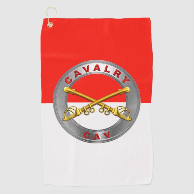 Cavalry CAV Golf Towel (Front)