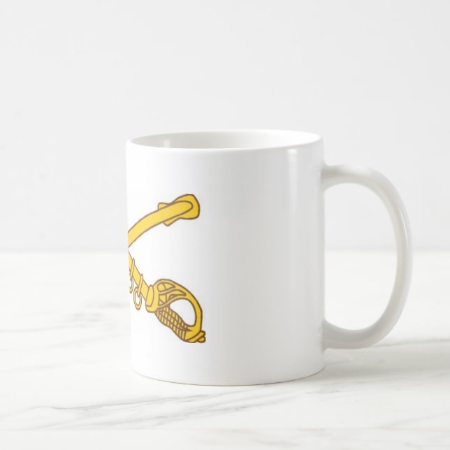 Cavalry crossed sabres coffee mug (Right)