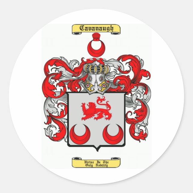 Cavanaugh Classic Round Sticker (Front)