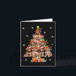 Cavao Christmas Tree Funny Santa Cavoodle Dog Xmas Card<br><div class="desc">Cavao Christmas Tree Funny Santa Cavoodle Dog Xmas Men Women Kids</div>