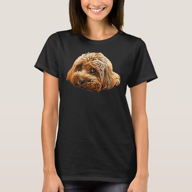 Cavapoo Cavoodle Cockerpoo Puppy Designer Dog Pood T-Shirt (Front)