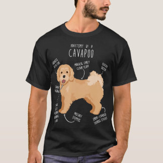 Cavapoo Dog Anatomy 6 T-Shirt