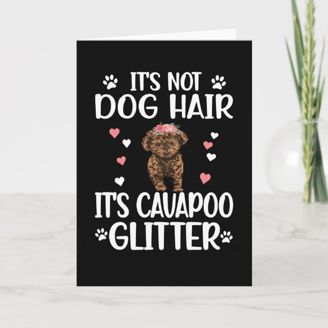 Cavapoo Dog Lover Cavapoo Mum Cavoodle Dog Owner Card (Front)